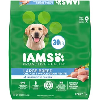 Best Dog Foods for Large Breeds - IAMS, Purina Pro Plan, Blue Buffalo